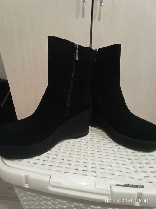 Ботильоны женские  замша