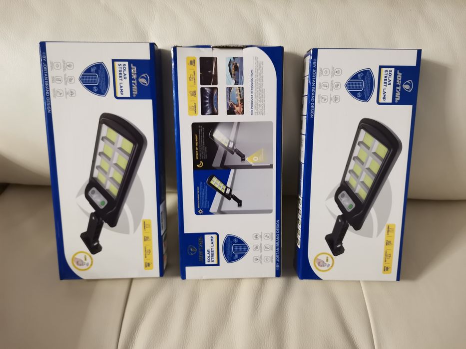 Lămpi solare grădină 3 bucati, Set Senzor si telecomandă 400W