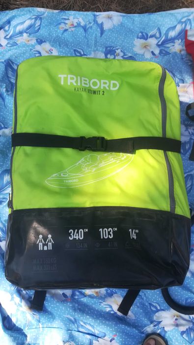 Надуваем каяк ITIWIT 2 (TRIBORD)