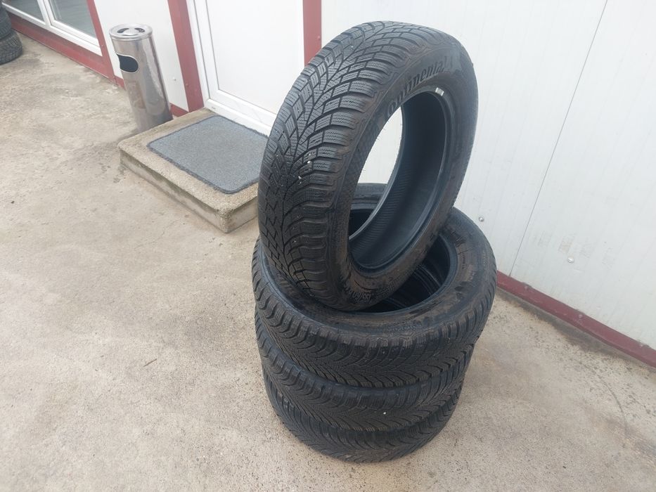 150 lei bucata!Set anvelope M+S/IARNA 195 60 r16 Continental 2023!7 mm