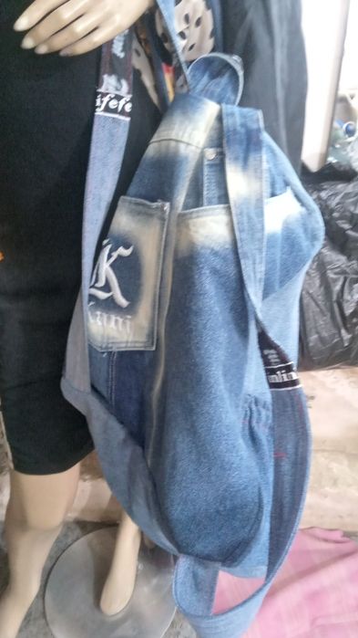 Сумки  джинсовые один рюкзак