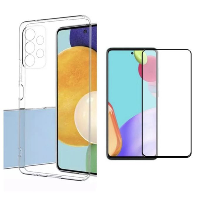 Pachet Husa Super Case Subtire + Folie Sticla A13/A23/A24/A33/A53/A36