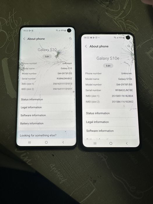 sams10/s10e 1288 fisurate touch