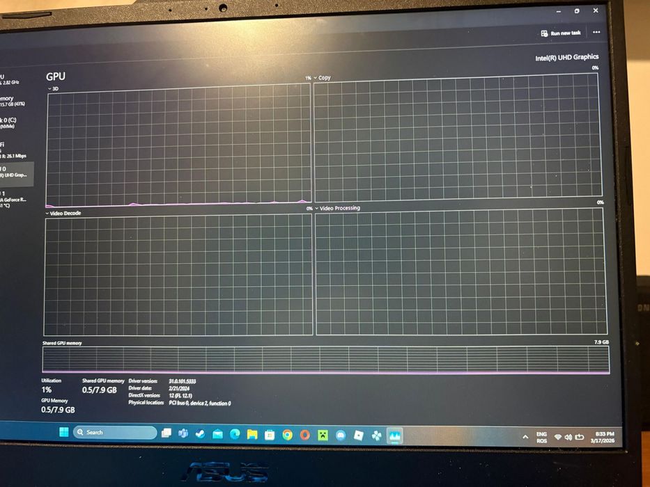 Vand laptop asus tuf urgent !!