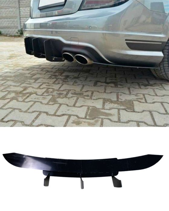 Добавка за дифузьор за Mercedes W204 / Мерцедес 204 Diffuser splitter