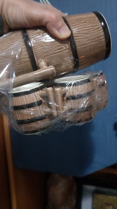 Set decorativ din ceramică proveniență Germania.