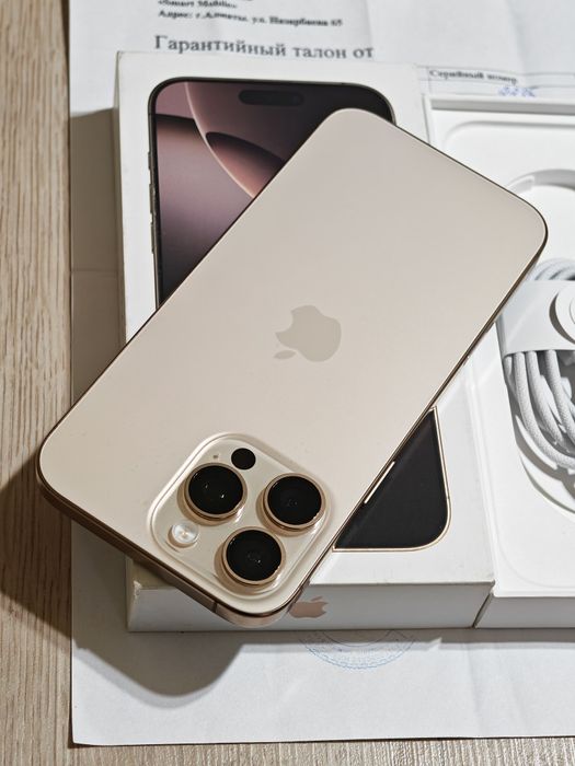 iPhone 16 Pro Max 256 gb ёмкость 100