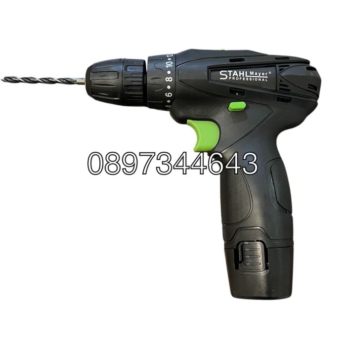 Акумулаторен ударен винтоверт + мини ъглошлайф STAHLMAYER 24V