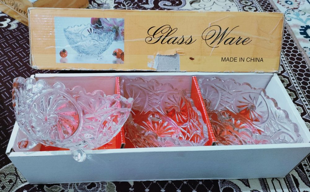 Стеклянные посуды