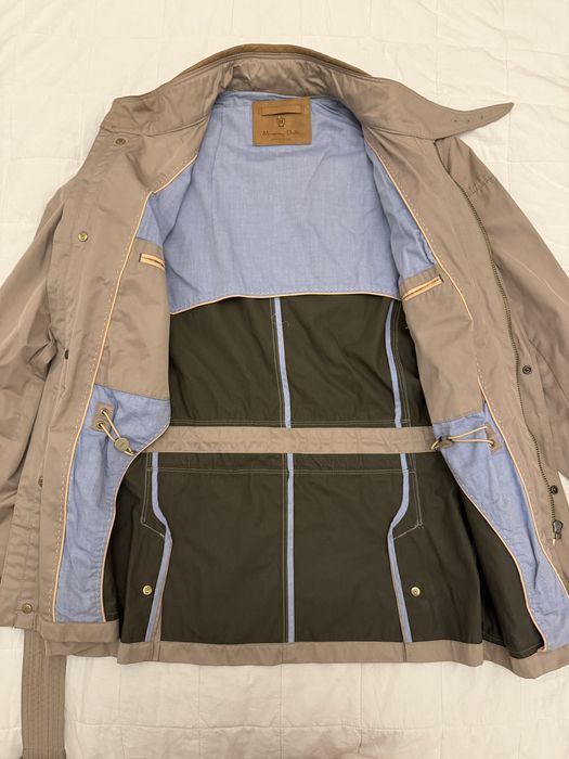 Мужской тренч Massimo Dutti