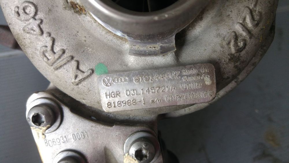 turbina 2.0 tdi cjc audi a4 b8 a5 q5 seat exeo 03l145721a