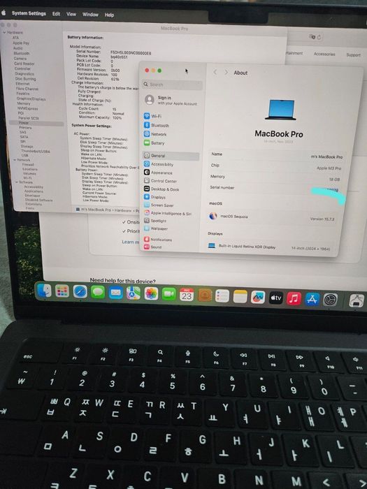 MacBook Pro M3 Pro Spaceblack 18GB/512GB full box sotiladi