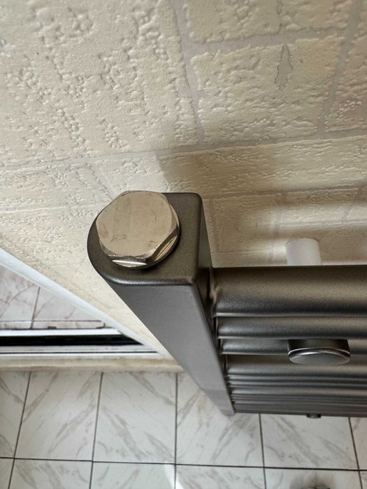 Алуминиева лира за баня сива - габарит 40х90 см - 426W