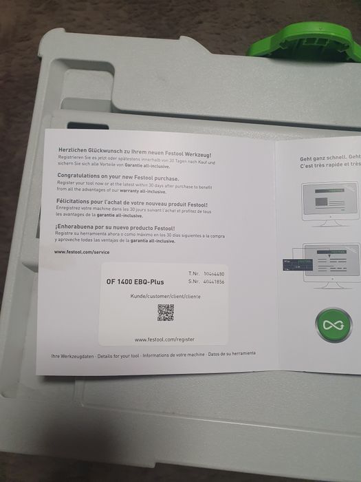 Freză festool EQB 1400