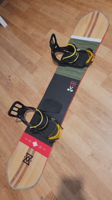 Placa snowboard 162 YES cu legături Salomon nu Burton