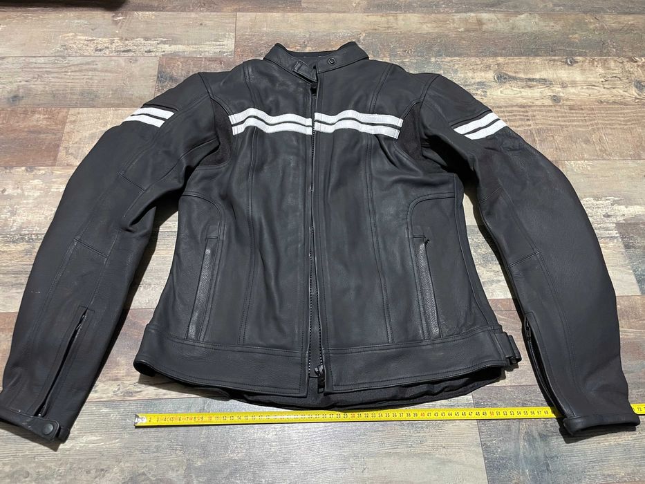 Geaca dama din piele cu protectii,geaca moto
