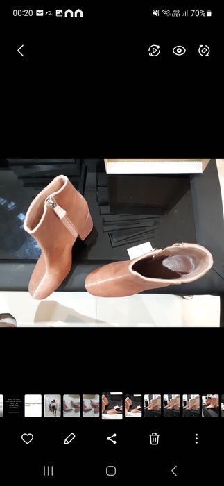 Botine scurte  Bershka mar.37 noi cu eticheta