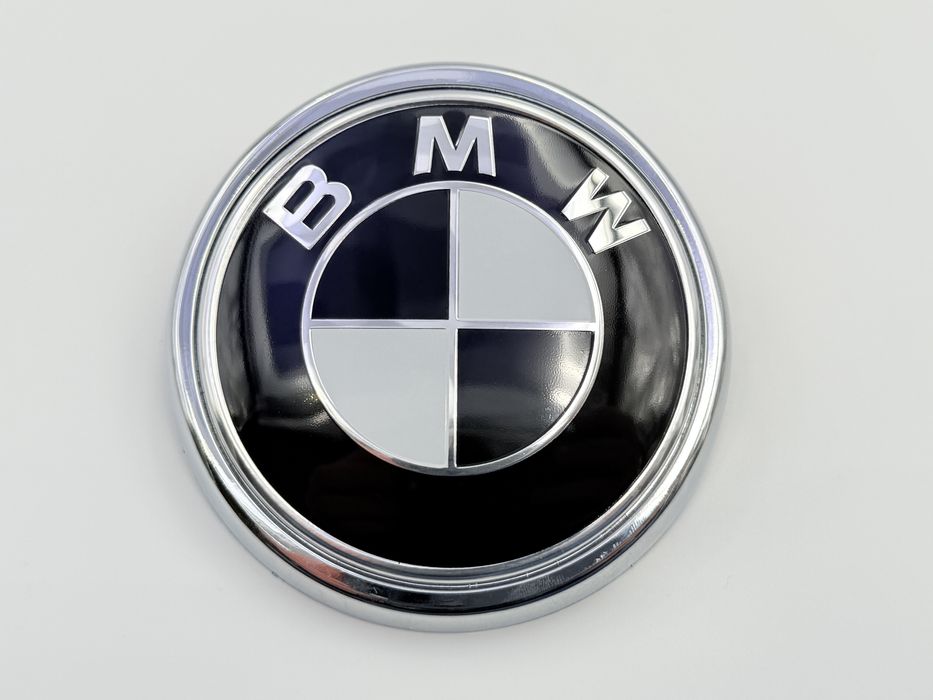 Emblema Compatibila BMW F15/F16 spate X5/X6 alb/negru