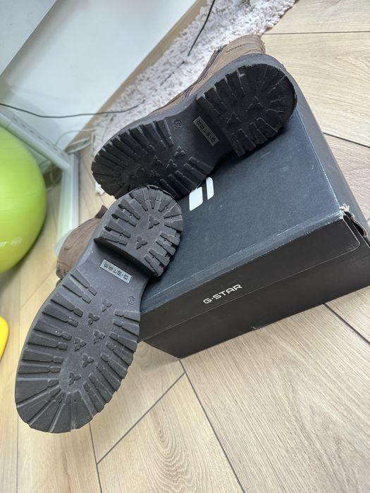 Боти G-STAR Raw, Естествена кожа