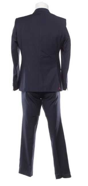 Costum slim Club Of Gents 46 S lana super 100's respirabila albastru