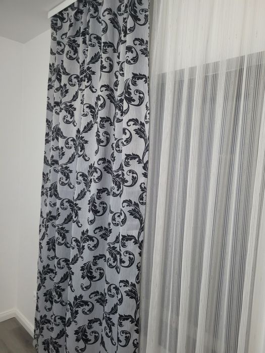 Set draperii negru cu gri