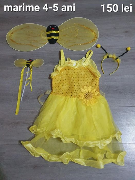 Costume de : albinuțe,  buburuze și fluturași