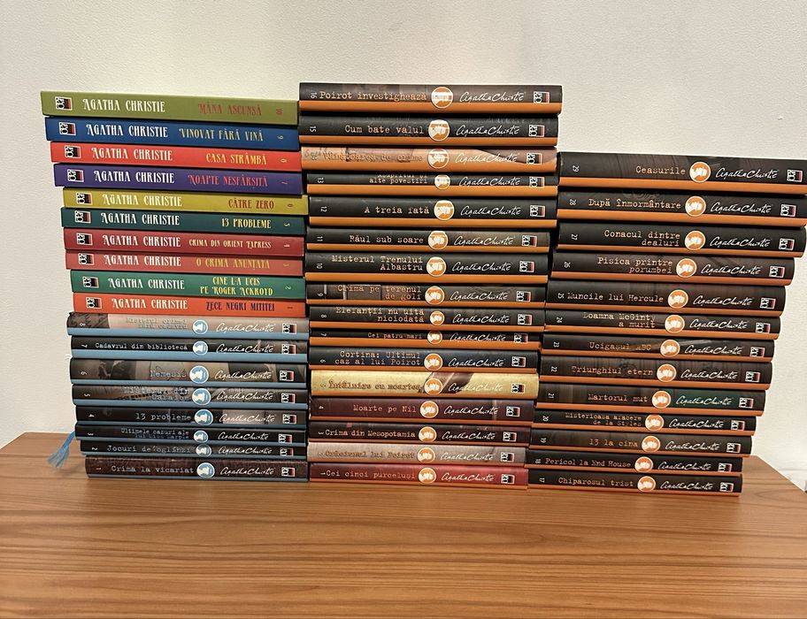 Agatha Christie Editia colectionarului RAO 47 de volume