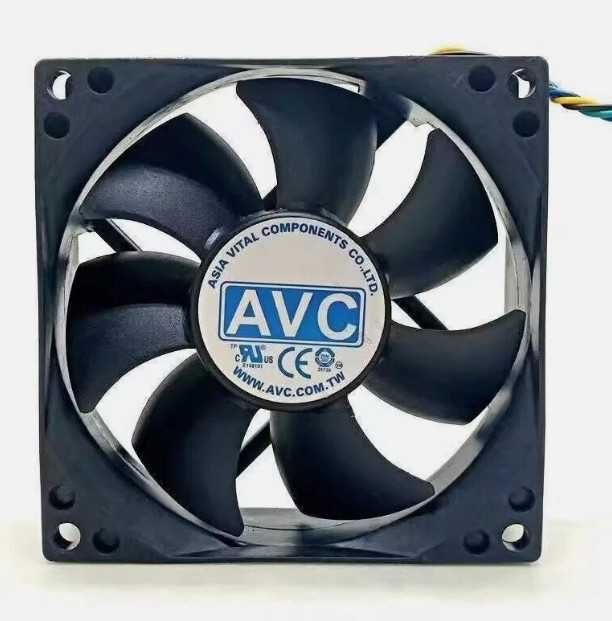 Вентилятор AVC 12V, 80х80, 4pin