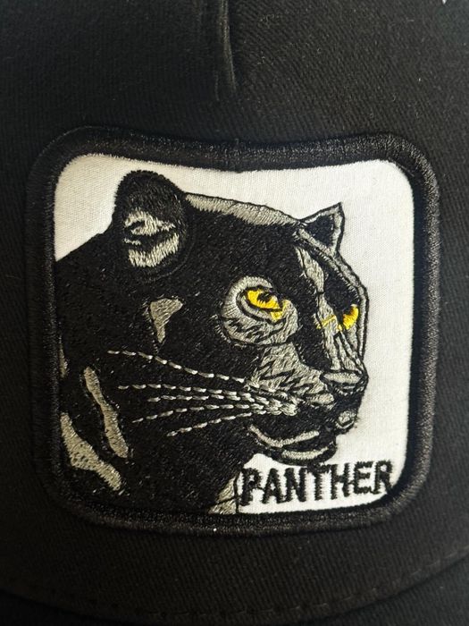 Sapca Goorin Brothers Panther Neagra cu imprimeu