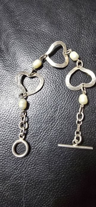 Bratara argint perle naturale