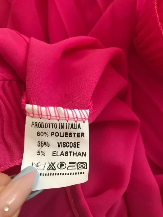 Рокля с-м цикламена и кафява