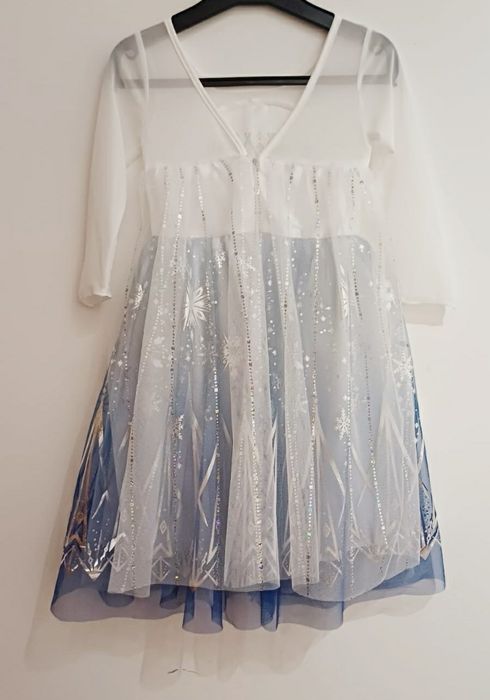 Costum fulg de nea/crăiasa zăpezii 3-4 ani