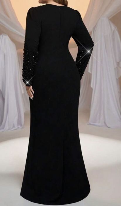 Rochie eleganta lunga neagra