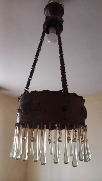 Lustra vintage cupru