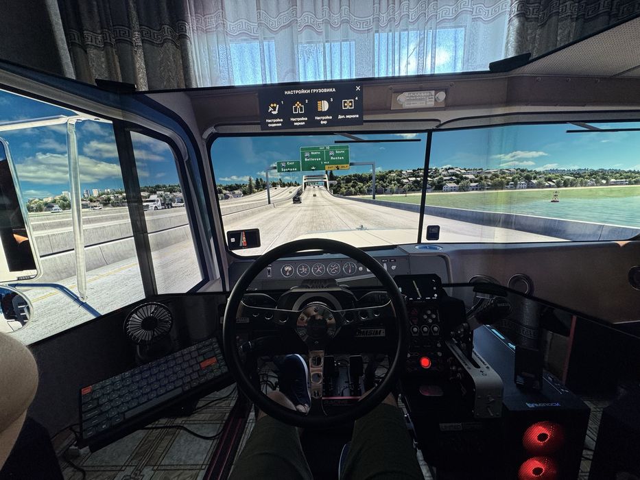 Продам triple screen (тройной экран) для кокпита