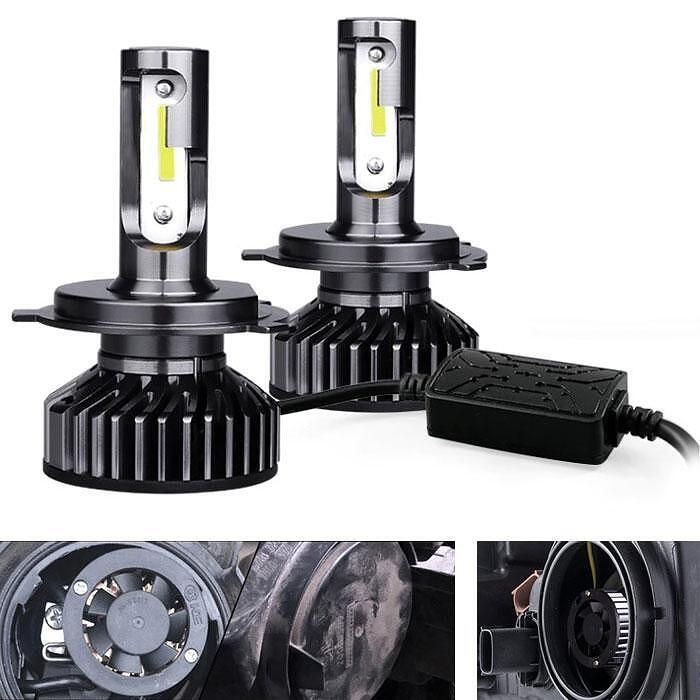 Мини led диодни крушки за автомобил h8 h9 h11