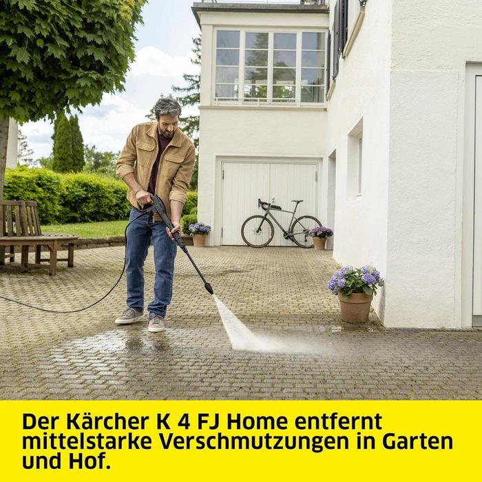 ПРОМО Нова Водоструйка Kärcher K 4 FJ Home, 130 bar с Бонус Аксесоари