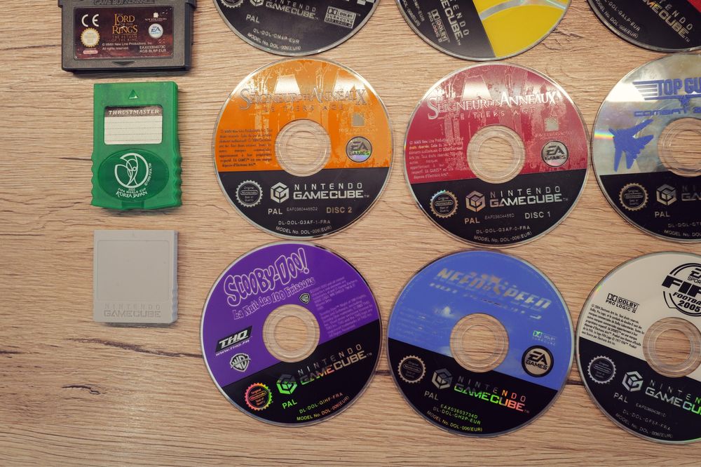 Jocuri Nintendo Gamecube 12buc Mario Zelda Need fot speed si altele