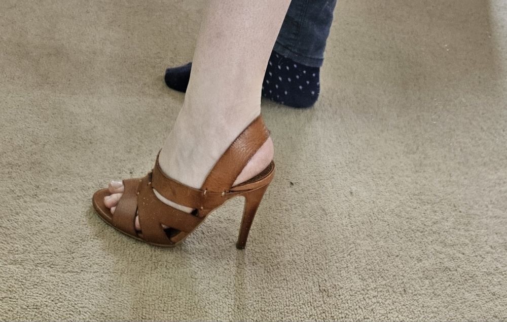 Sandale piele Zara Trafaluc