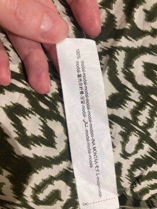 Zara Платье миди с принтом