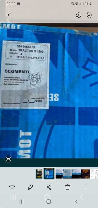 Segmenti Buldozer S 1500 fi 146