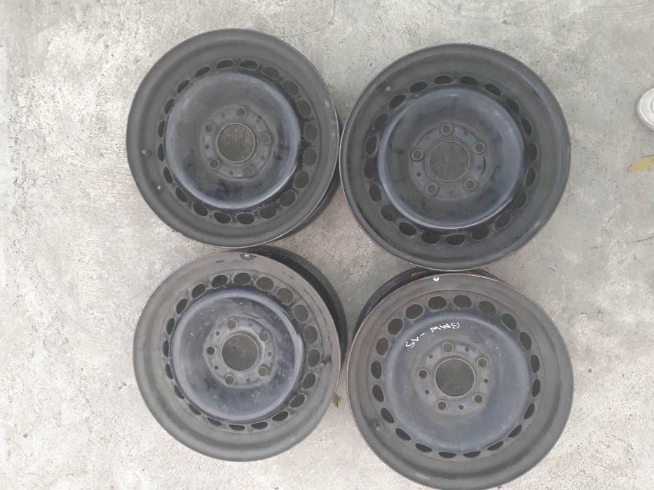 метални джанти за бмв-е46 и оригинални тасове 4-бр