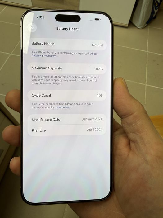 iPhone 15 Pro Max 256gb - перфектен