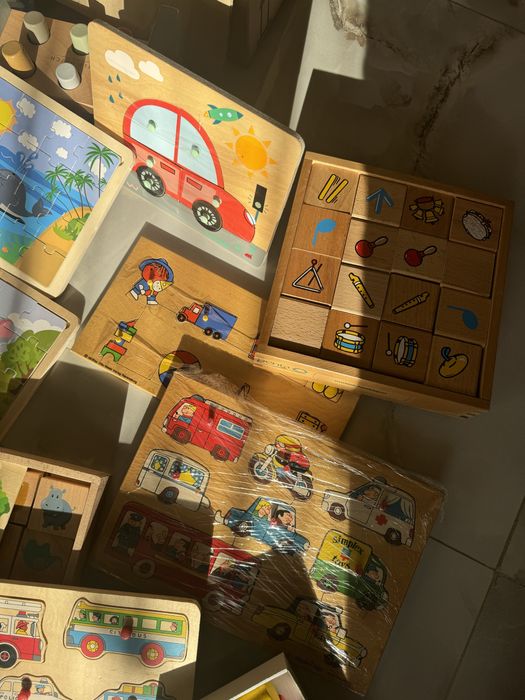 Lot jucarii din lemn