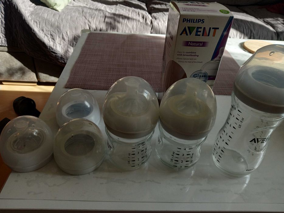стъклени шишета за бебе philips avent, 120 ml 240 ml