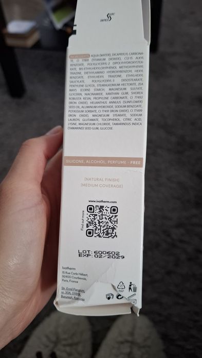 Vand fond de ten Ivatherm Joviale spf 50 nuanta 01 Milk