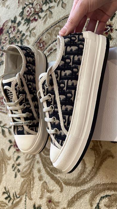 Dior кожаные кеды 40 размер