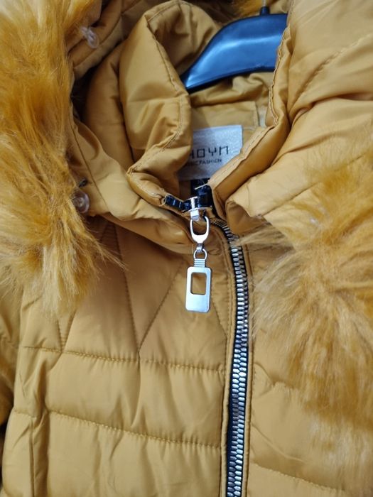 Geacă S damă galbenă