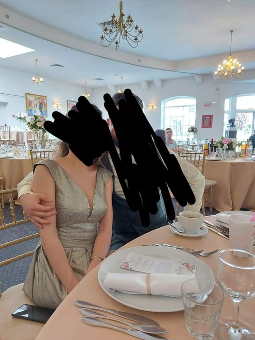 Rochie lungă argintie