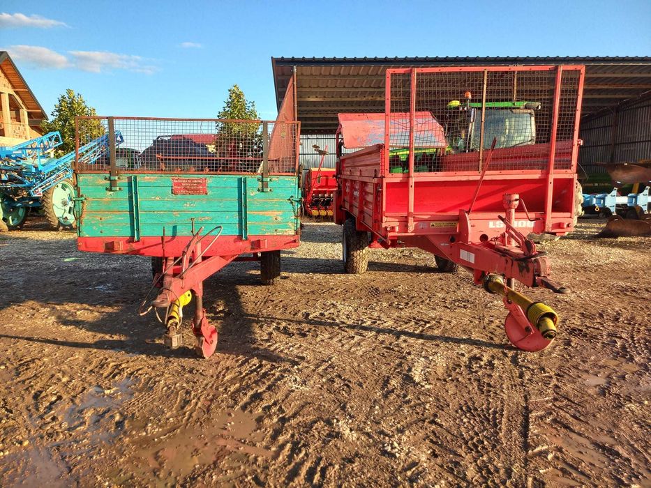 Mig gunoi, remorca de imprastiat gunoi de grajd 4 tone si 6.5 tone